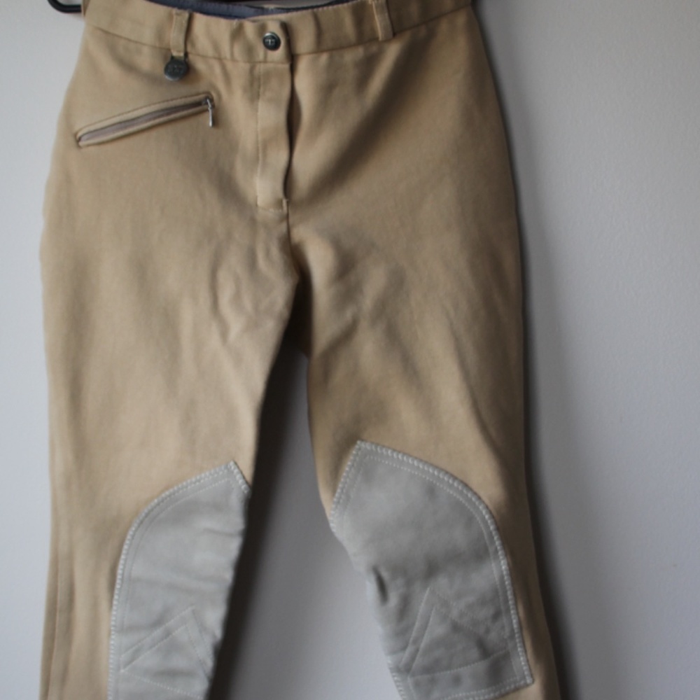 Equestrian Tan Riding Pant Elite Pant - Picture 2 of 10